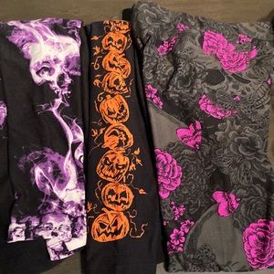 3 pair of tween sized Lularoe leggings